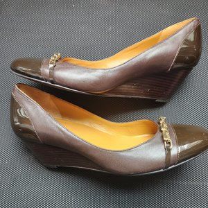 Cole Haan Nike Air Brown Wedge Shoes Size 9